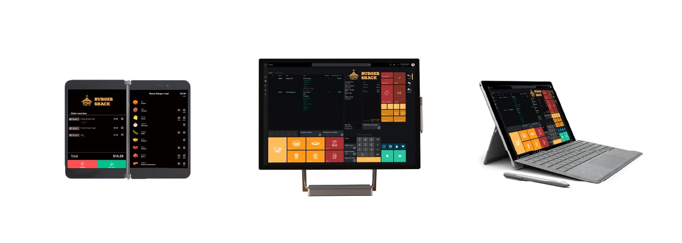 Using Surface Tablets as Mobile POS on the restaurant floor
