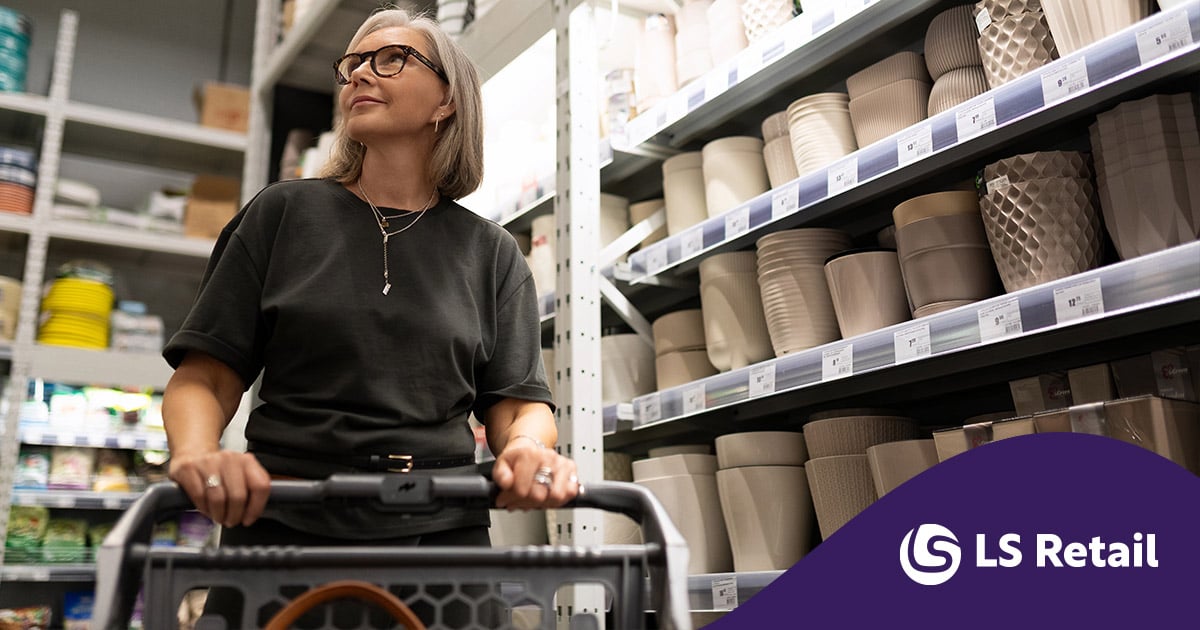 woman shopping in retail store