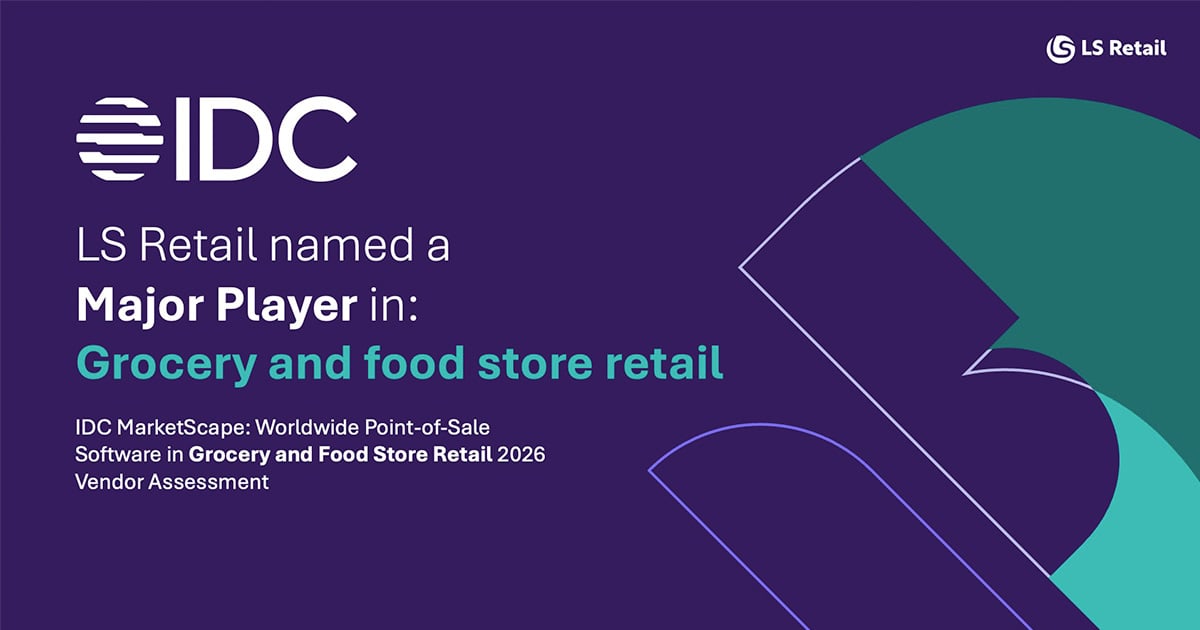 LS Retail named a major player in grocery and food store retail in 2026 Vendor Assessment by IDC MarketScape