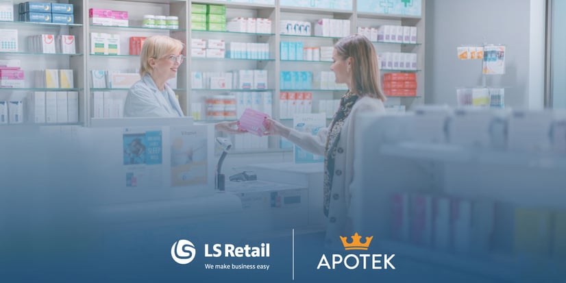 Kronans Apotek pharmacy in Sweden running on LS Central for pharmacy